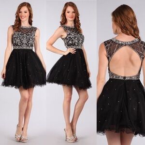MY Fashion 1633 Black Small Dress